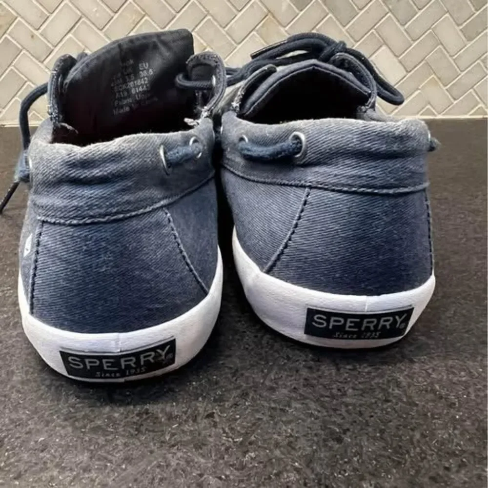 Sperry Top-Sider Navy Canvas Boat Shoes